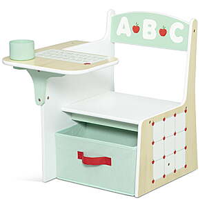 $30 FS Walmart+  or at $35  Delta Children 3+ ABC Alphabet Chair Desk with Storage Bin, in Green or Pink