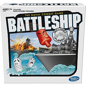 Hasbro Gaming Battleship w/ Planes Strategy Board Game $12.49 + Free Shipping w/ Prime