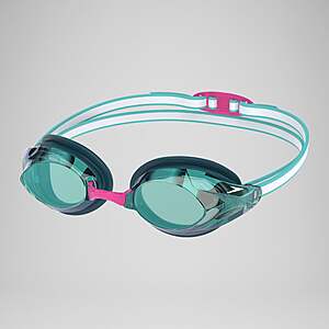 Speedo Women's Vanquisher 3.0 Mirror Goggles (Green/Pink) — $16.00 (50% off $32) + Free Shipping on $50+ @ Speedo