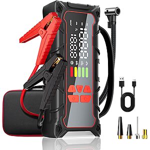 Soramir 5000A Car Battery Jump Starter + 160PSI Air Compressor $27 + Free S/H