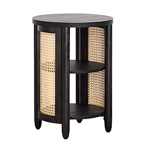 Better Homes & Gardens Springwood Caning Side Table (Charcoal) $71.43 + Free Shipping