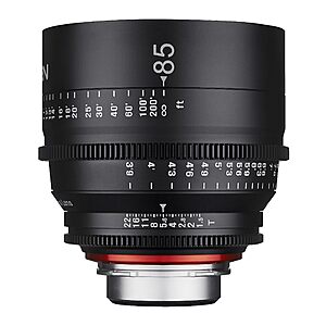 Rokinon Xeen XN85-PL 85mm T1.5 Professional CINE Lens for PL Mount $999