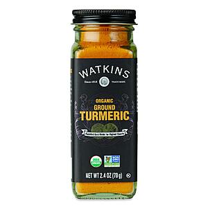 [S&S] 2.4 Oz Watkins Gourmet Organic Spice Jar, Turmeric $4.13 + Free S&H w/ Prime or $35+