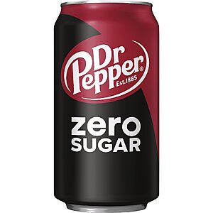 $4.67 S&S Clip Q Dr Pepper, Zero Sugar, 12 Ounce, 12 Count Cans AMZ