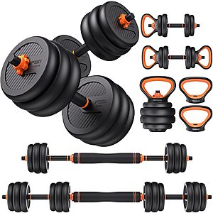 45-lb FEIERDUN DS2 Adjustable Dumbbells Set $56.69 + Free Shipping $89.99