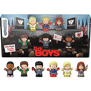 Little People Collector The Boys Special Edition Set with Character Figures in a Display Box for Adults & Fans, 6 Figures $14.66