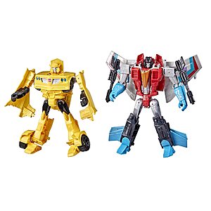 Transformers Toys Heroes and Villains Bumblebee and Starscream 2-Pack Action Figures - for Kids Ages 6 and Up, 7-inch (Amazon Exclusive) $19.49