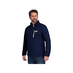 Reebok Men's Mock Neck Zip-up Textured Fleece Shell Jacket (3 Colors) $20 + Free Shipping w/ Prime