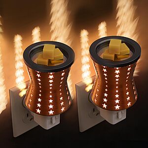 2-Count L LOHAS LED Plug-In Night Lights: Star Wax Melt Warmer $12.99 ($6.50 Each) or Crown Fragrance Diffuser $7.99 ($4 Each) + Free Shipping w/ Prime or on $35+