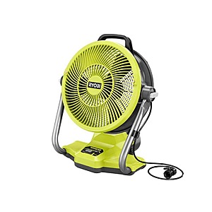 YMMV - ONE+ 18V Cordless Hybrid WHISPER SERIES 12 in. Misting Air Cannon Fan $84.98