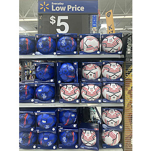 Franklin Sports Official US Soccer Ball & FIFA World Cup BAll In Store at Walmart  $5