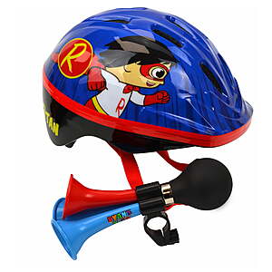 Ryan's World: Red Titan Kids Bicycle Helmet w/ Triple Horn $3.96 + Free S&H w/ Walmart+ or on $35+