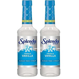 2-Pack 750ml Splenda Coffee Syrup (French Vanilla) $5.74 w/ S&S + Free Shipping w/ Prime or on $35+