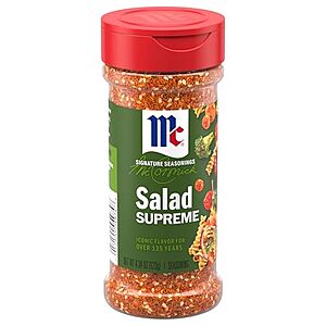 [SnS] $7.81* | 6-Count 4.34-Oz McCormick Perfect Pinch Salad Supreme Seasoning at Amazon