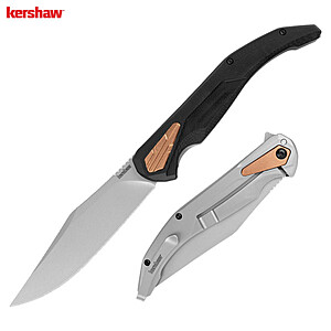 Kershaw Strata KVT Flipper Folder Black G10 $31 + Free Shipping