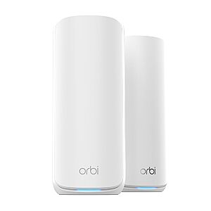 NETGEAR Orbi 870 Series Tri-Band WiFi 7 Mesh System (RBE872) - Router + 1 Satellite Extender, BE21000 $699.99