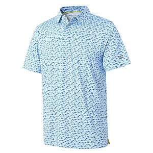 M MAELREG Men's UPF 30+ Dry-Fit Performance Golf Polo Shirts (S-5XL, Various Colors/Patterns) from $11.96 + Free Shipping w/ Prime or on $35+