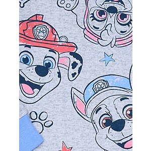 Paw Patrol Toddler Long Sleeve Shirt and Pants Pajama Set, 2-Piece $4.5