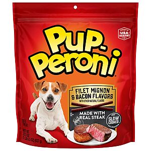 SnS | Pup-Peroni Filet Mignon & Bacon Flavor Dog Treats, 22.5 Oz Bag $8.04