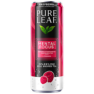 Pure Leaf Mental Focus Sparkling Raspberry Tea 12 fl oz Can + $2.18 Walmart Cash - $2.18 @ Walmart