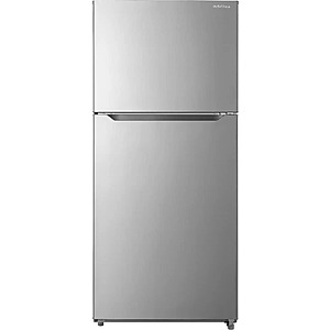 Insignia™ - 30 in. Wide 20.5 Cu. Ft. Top-Freezer Refrigerator with ENERGY STAR Certification - Stainless Steel $569.99 Bestbuy.com