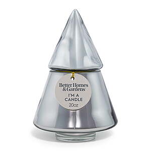 20-oz Better Homes & Gardens 2-Wick Metallic Glass Christmas Tree Candle (Salted Coconut Mahogany) $4 & More + Free Shipping w/ Walmart+ or on $35+