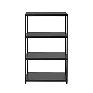 Mainstays 4-Shelf Bookcase w/ Metal Frame (Black) $23.18 + Free Shipping w/ Walmart+ or on $35+