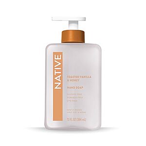 [NEW, SnS, AC] $6.97 | 3 × 13-Oz Native Liquid Hand Soap (Toasted Vanilla & Honey) ($2.32 each) at Amazon
