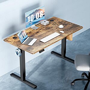 40" x 24" DUMOS Electric Standing Desk w/ Memory Presets (3 colors) $65.94 + Free Shipping
