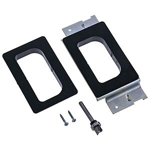 Milescraft 1222 HingeMate150 - Door Hinge Installation Kit - Mortise Template Door Hinge Jig - Door Router Template fits 3 Inch and 3.5 Inch Hinges $9.98