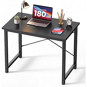 $19.99* | DUMOS 32 Inch Small Computer Desk for Home Office, Black at Amazon