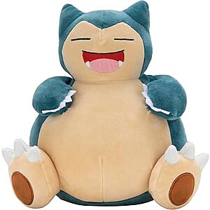 12" Jazwares Pokémon Snorlax Plush Stuffed Animal $22.99 + Free Shipping w/ Prime or on $35+