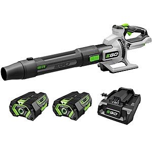 EGO 880CFM Leaf Blower w/ 2 4Ah Batteries - $307.00