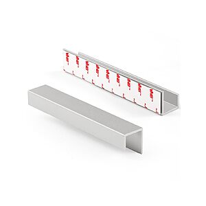 10-Pack 5-1/2" (Covers 5" Hole Center) Jiasenbao Adhesive Cabinet Finger Pull Handles (Silver) $12.39 + Free Shipping w/ Prime or on $35+