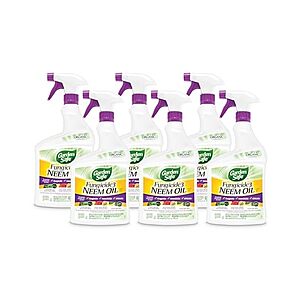 6 Pack 32 oz Garden Safe Brand Fungicide3 with Neem Oil $29.99 + Free S&H w/ Prime at Woot!