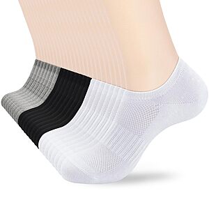 12-Pack Ahovit Invisible No Show Socks w/ Anti-Slip Silicone Heel Grips $11.24 + Free Shipping w/ Prime or on $35+