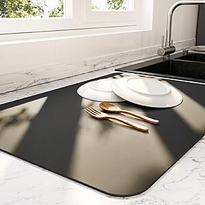 Ecotrim Heat Resistant Rubber Backed Dish Drying Mat  (Various) from $5.49 + Free Shipping w/ Prime or on $35+