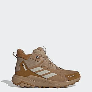 adidas men Terrex Anylander Leather Mid Climaproof Hiking Shoes $44 + Free Shipping