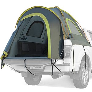 5' JOYTUTUS Pickup Truck Bed Tent for 2 People w/ Rainfly & Aluminum Poles (Green)  $89.99 + Free Shipping
