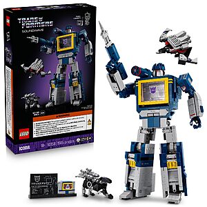 1505-Piece LEGO Icons Transformers: Soundwave - Building Set W/Sound Effects $169.83 + Free Shipping