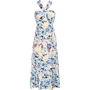 GRACE KARIN Womens Summer Floral Halter Boho Maxi Dresses $13.19