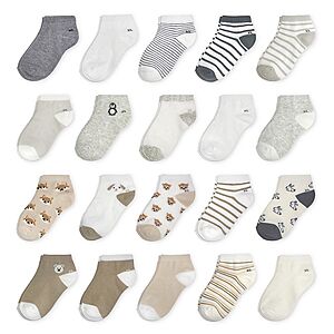 $9.44 ac PICK UP KOHLS Baby & Toddler Jumping Beans® 20-pack Ankle Socks