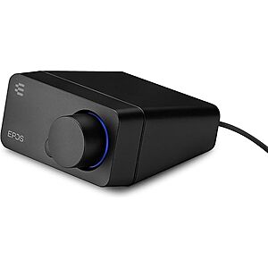 EPOS GSX 300 External Sound Card w/ 7.1 Surround Sound & LED Volume Dial $19.99 + Free Shipping w/ Prime