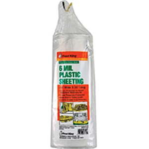 $7.23: Frost King P1025/6W Polyethylene Sheeting, 10' x 25' x 6 mil., Clear at Walmart.com
