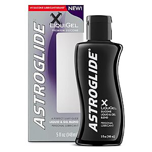 5-Oz Astroglide LiquiGel Premium Silicone Lubricant $5.65 w/ S&S + Free Shipping w/ Prime or on $35+