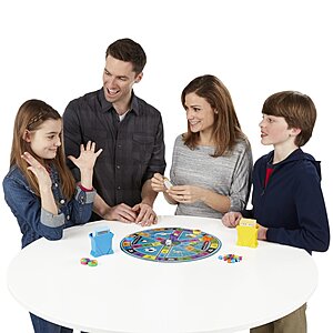 $11 AMAZON Hasbro Gaming Trivial Pursuit Game: Family Edition Board Game, Family Trivia Games for Adults and Kids, 2+ Players, Ages 8+