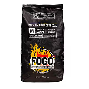 FOGO 17.6 lb. Premium Wood Lump Charcoal Medium $18.36 in store
