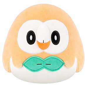 $7.56 - Squishmallows Original 8in Rowlet Pokémon Plush
