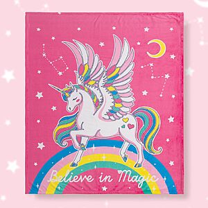 50" x 60" Kids' Lightweight Glow in the Dark Throw Blanket (Various) from $8.49 + Free Shipping w/ Prime or on $35+
