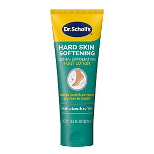 3.5-Ounce Dr. Scholl's Ultra Exfoliating Foot Lotion $2.14 w/ S&S + Free Shipping w/ Prime or on $35+
